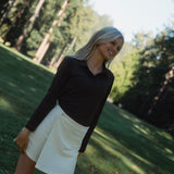 Women's Catalyst Polo L/S | Point Collar | Woods