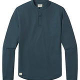 CATALYST POLO L/S | MANTRA COLLAR | FJORD BLUE