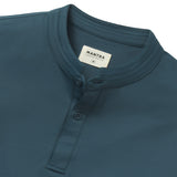CATALYST POLO L/S | MANTRA COLLAR | FJORD BLUE
