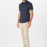 Catalyst Polo | Point Collar | Flora Contrast