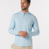 Catalyst Polo L/S | Mantra Collar | Desert Sky
