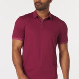 Catalyst Polo | Point Collar | Orchid Contrast