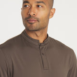Catalyst Polo L/S | Mantra Collar | Woods