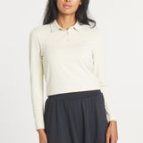 Women's Catalyst Polo L/S | Point Collar | Birch