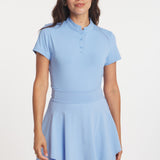Women's Catalyst Polo | Mantra Collar | Hydrangea