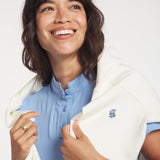 Women's Catalyst Polo | Mantra Collar | Hydrangea