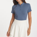 Women's Catalyst Polo | Mantra Collar | Raindrop