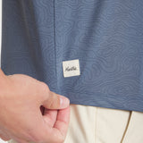 Catalyst Polo | Point Collar | Blue Topo
