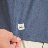 Catalyst Polo | Point Collar | Blue Topo
