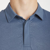 Catalyst Polo | Point Collar | Blue Topo