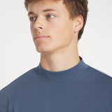 Signature Mock Neck | Raindrop