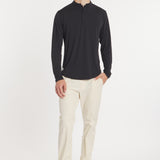 Catalyst Polo L/S | Mantra Collar | Black Sands