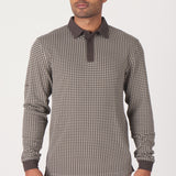 Pique Polo L/S | Checkerboard