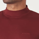 Signature Mock Neck L/S | Prickly Pear