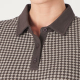 Women's Pique Polo | Checkerboard