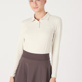 Women's Catalyst Polo L/S | Point Collar | Birch