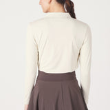 Women's Catalyst Polo L/S | Point Collar | Birch
