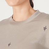 Women's Crewneck Pullover | Snake Embroidery