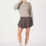 Women's Crewneck Pullover | Snake Embroidery