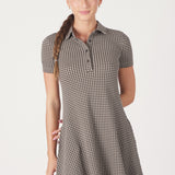Women's Pique Dress | Checkerboard