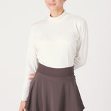 Women's Signature Mock Neck L/S | Sea Salt