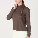 Women's Signature Mock Neck L/S | Woods