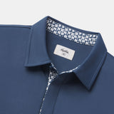 Catalyst Polo | Point Collar | Bloom Contrast