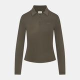 Women's Catalyst Polo L/S | Point Collar | Woods