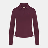 Women's Catalyst Polo L/S | Point Collar | Fig