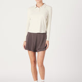 Women's Catalyst Polo L/S | Point Collar | Birch