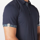 CATALYST POLO | POINT COLLAR | FLORA CONTRAST